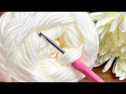 Видео: 1 РЯД, Это так просто! САМЫЙ СИМПАТИЧНЫЙ узор крючком для вязания Вашего детского одеяльца!