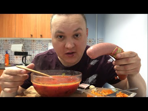 Видео: Свекольник МУКБАНГ MUKBANG