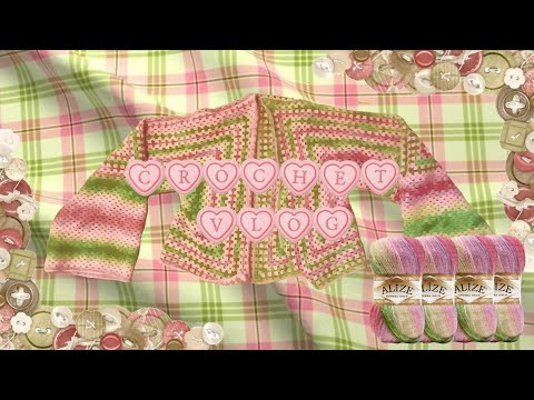 Видео: вязальный влог #2 || кардиган из granny hexagon