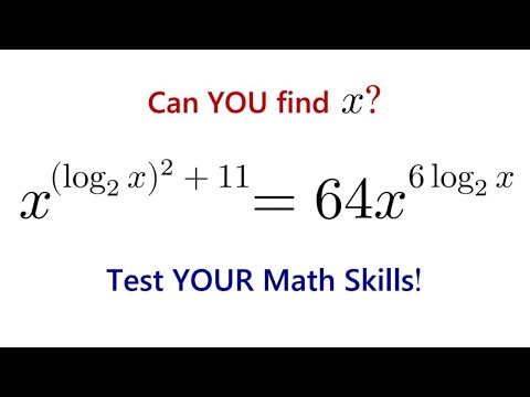 Видео: Большинство студентов испытывают трудности с этим логарифмическим уравнением. Сможете ли вы его р...