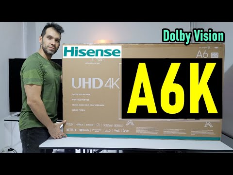 Видео: HISENSE A6K: РАСПАКОВКА И ПОЛНЫЙ ОБЗОР / 4K Smart TV с VRR и Dolby Vision