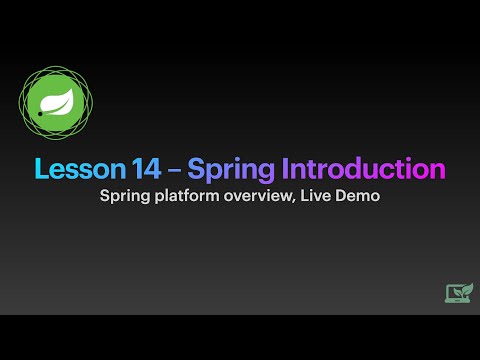 Видео: Огляд Spring-платформи. Обробка HTTP-запитів на Spring замість Servlet API