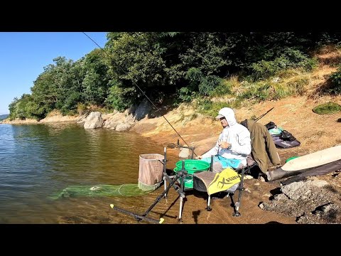 Видео: Язовир Искър - риболов на фидер и плаж на Софийското море.