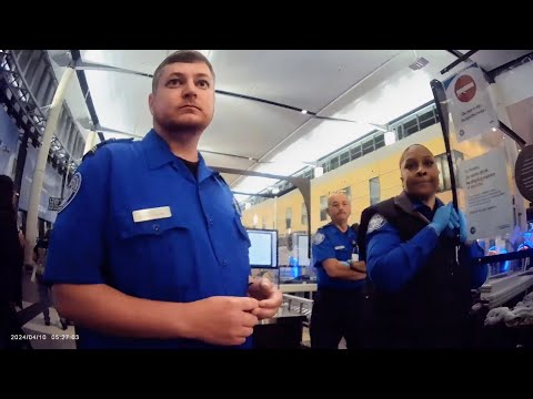 Видео: Суверенный гражданин пытается пройти через контрольно-пропускной пункт TSA без досмотра