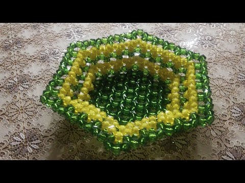 Видео: DIY Bead vase. DIY ваза для фруктов.