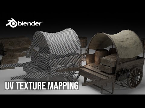 Видео: UV Развертка для новичков / UV Texture Mapping for beginners