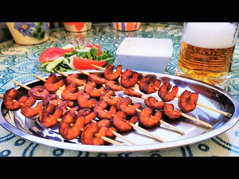 Видео: Копчёные креветки к пиву в домашних условиях. Ну очень вкусно как в горячем, так и в холодном виде!
