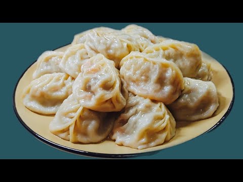 Видео: Домашние Манты с Тыквой и с Мясом-- Бабушкин Рецепт