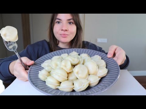 Видео: МУКБАНГ пельмени истории про рпп, неверность и неуверенность mukbang dumplings со сметанкой