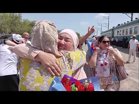 Видео: Конырат каласы Чапаев В.Н.Терешкова мектеби 1967 лердин 40 жыллык ушырасыу кешеси 1-болим