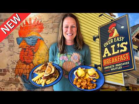 Видео: НОВЫЙ завтрак Over Easy Al's в Гатлинбурге | ПОЛНОЕ МЕНЮ И ОБЗОР
