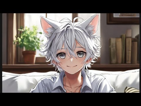 Видео: АСМР РП. Твоему неко мальчику Леониду грустно. ❤️‍🩹😢🫂🐱🤍.