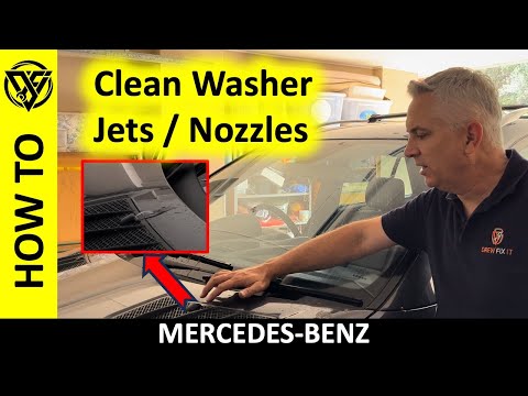 Видео: Не работает форсунка стеклоомывателя Mercedes — как исправить бесплатно