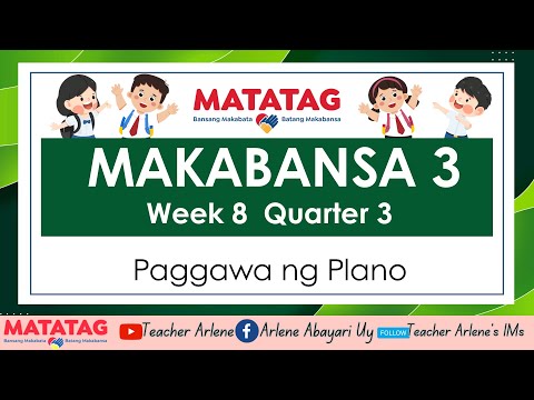 Видео: МАКАБАНСА 3 Неделя 8 Четверть 3 Составление сильного пересмотренного плана K12