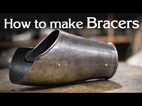 Видео: How to make a bracer/Eng sub/ Как сделать наруч.