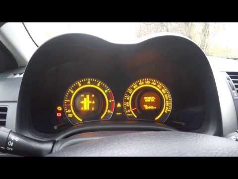 Видео: Ошибка Тойота королла 2009 "Проверь двигатель"