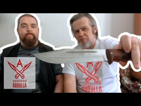 Видео: Заточка ножа лихих 90