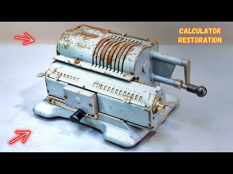 Видео: Реставрация арифмометра Felix M - старинный лабиринт из 400 с лишним деталей