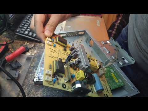 Видео: Ремонт монитора ACER X223HQ . Гаснет подсветка через 3 секунды