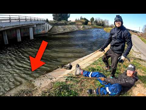 Видео: Магнитная рыбалка весь день: предметы повсюду под водой?