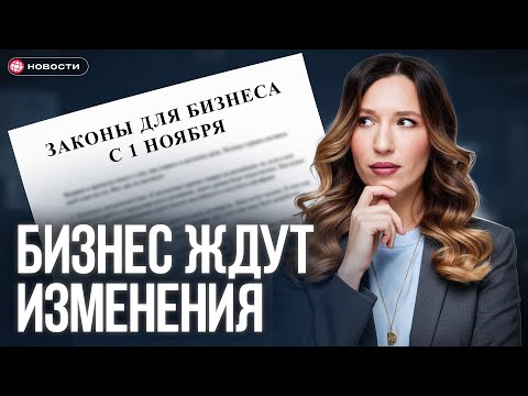 Видео: Новые законы в ноябре. Что ждет бизнес?