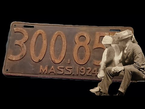 Видео: Черненая Массачусетская тарелка 1924 года — реставрация