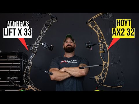 Видео: Bow Wars: Hoyt Alpha AX2 32 против Lift X 33
