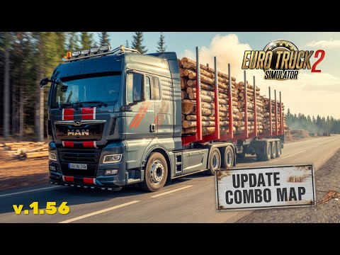 Видео: ETS2 | ОБНОВЛЕНИЕ СБОРКИ КАРТ! Казахстан, Кавказ  и другие| Quper map combo | s09e38