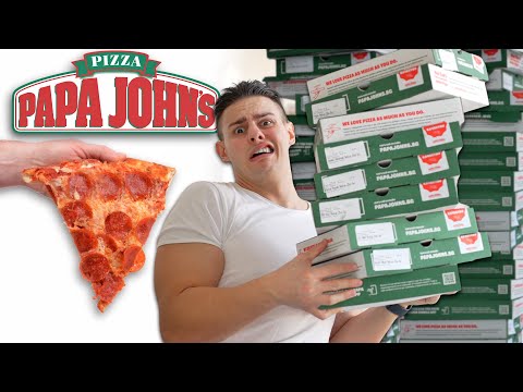 Видео: ПОРЪЧАХ ВСИЧКО ОТ МЕНЮТО НА ПАПА ДЖОНС