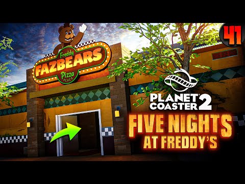 Видео: Строим Five Nights at Freddy's DARK RIDE Planet Coaster 2! (#41)