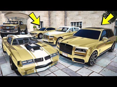 Видео: УГНАЛ КУЧУ ЗОЛОТЫХ ЧИТ ТАЧЕК ЗА 180 СЕКУНД! БИТВА ВОРОВ ГТА 5! ОБЗОР МОДА В GTA 5! УГАР!