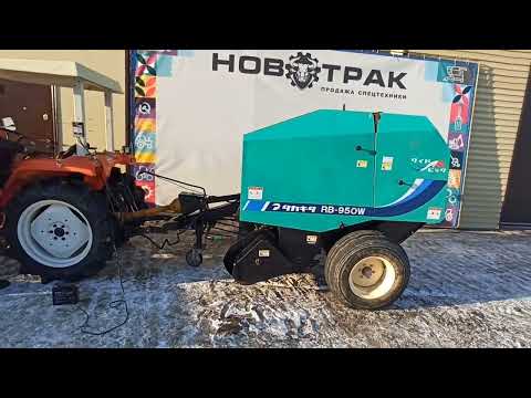 Видео: Пресс подборщик Takakita RB 950W №20249