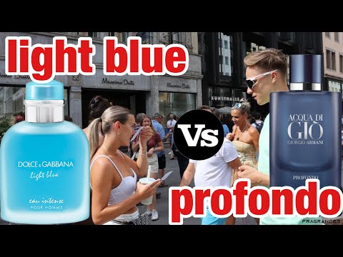 Видео: Dolce&Gabbana Light Blue Eau Intense против Acqua di Gio Profo с ароматом JEREMY | Тест аромата
