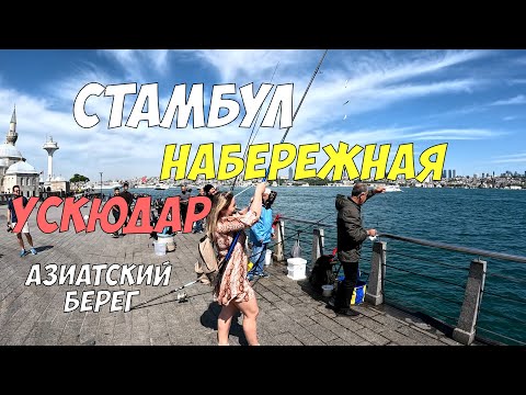 Видео: Азиатский Берег Стамбула - пристань и набережная Ускюдар