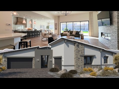 Видео: РЕДКИЙ одноэтажный дом площадью в пол-акра в Лас-Вегасе | 4083 кв. фута | 4 машины + офис + госте...