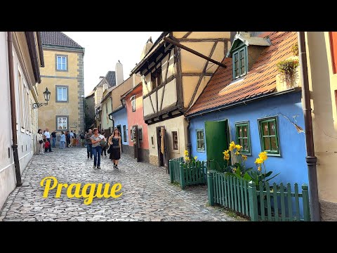 Видео: [4K]🇨🇿 Прага, Чехия: Пражский Град🏰 Золотой переулок💛Маластранка/Колено и чешское пиво🍺🍖👍😍