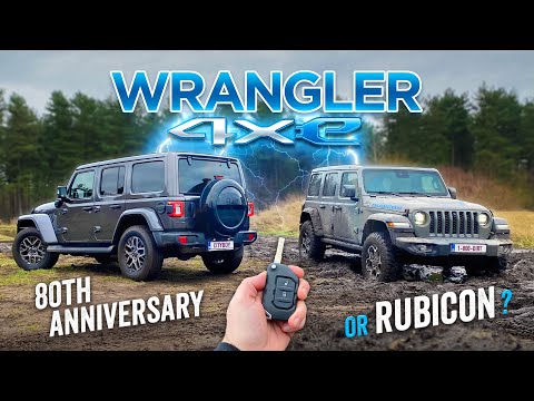 Видео: НОВЫЙ Jeep Wrangler 4xe (380 л.с.): Rubicon или 80th Anniversary?
