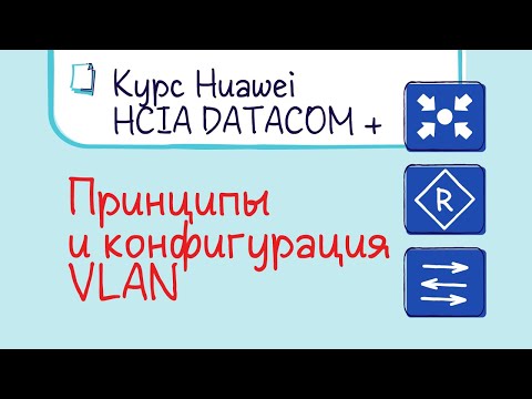 Видео: Курс Huawei HCIA Datacom. Лекция 6. Принципы и конфигурация VLAN. Trunk, Access, Hybrid.