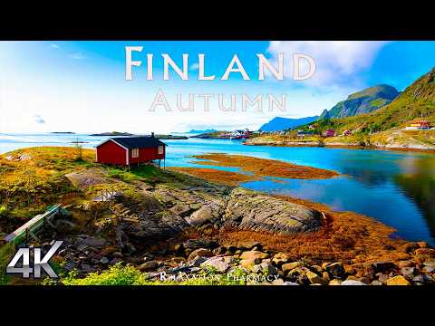 Видео: Осень в Финляндии 4K 🍁 Релаксационный фильм в 4K — Красота природы под расслабляющую музыку