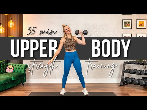 Видео: 35 мин. Классическая силовая тренировка верхней части тела для наращивания мышечной массы