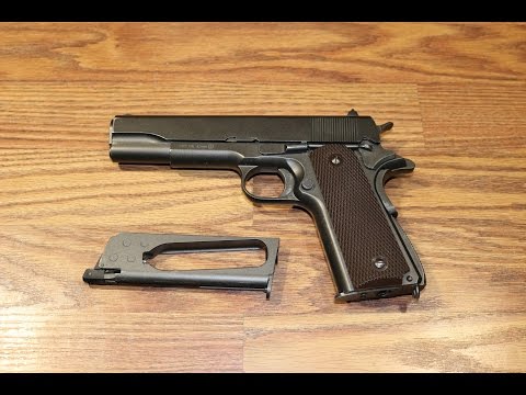 Видео: Обзор пневматического пистолета KWC KMB 76AHN (COLT M1911A1)