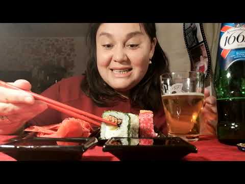 Видео: Мукбанг Роллы в удовольствие ❤️