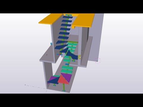 Видео: Лестница в загородном доме. Сложнее чем кажется.