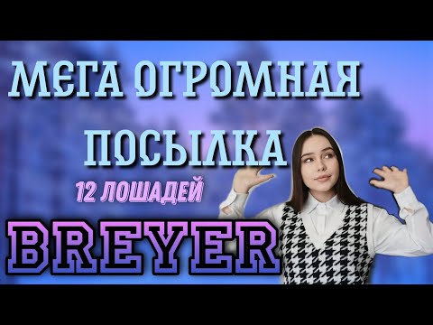 Видео: Распаковка лошадей Breyer |Огромная посылка | Купила 12 фигурок из США
