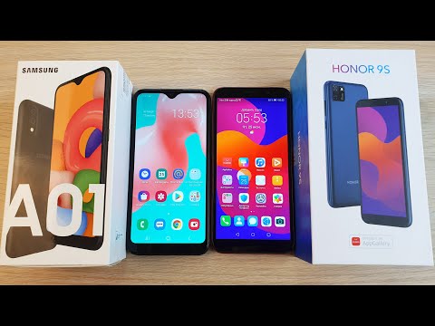 Видео: SAMSUNG GALAXY A01 VS HONOR 9S - ЧТО ВЫБРАТЬ? ПОЛНОЕ СРАВНЕНИЕ!