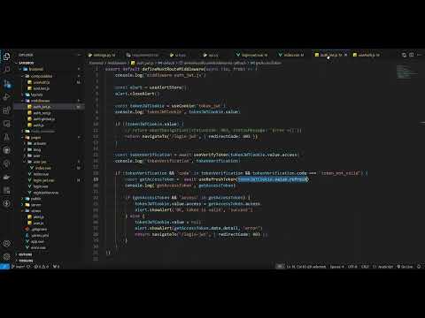 Видео: Аутентификация с помощью JWT токена на фронте (Django REST Framework + Nuxt 3)