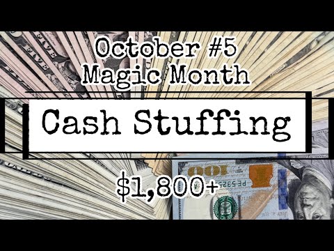 Видео: Месяц магических денег || Октябрь №5 || $1800+ || #sinkingfunds #cahenvelopes #challenges