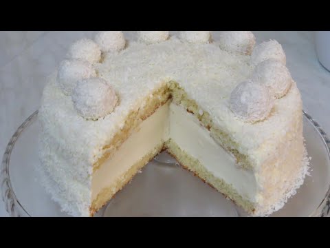 Видео: Торт РАФАЭЛЛО БЕЗ ДУХОВКИ! ВКУСНЕЕ ЧЕМ ТОРТ МОРОЖЕНОЕ ПЛОМБИР!!! ТОРТ НОВОГОДНИЙ / RAFFAELLO Cake