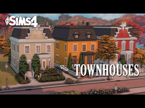 Видео: Таунхаусы | ЧАСТЬ 1 | Sims 4 | Покадровая съёмка + закадровый голос | Без CC