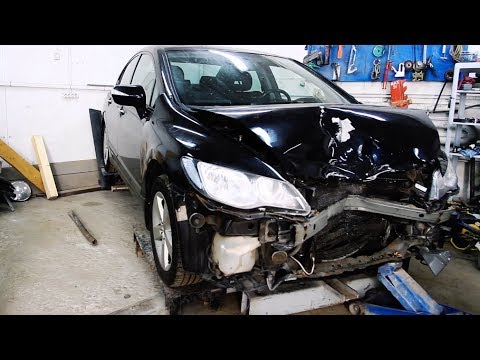 Видео: Андрюха жжот! Honda Civic на стапеле.